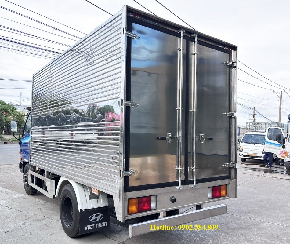 Xe thùng kín inox N500